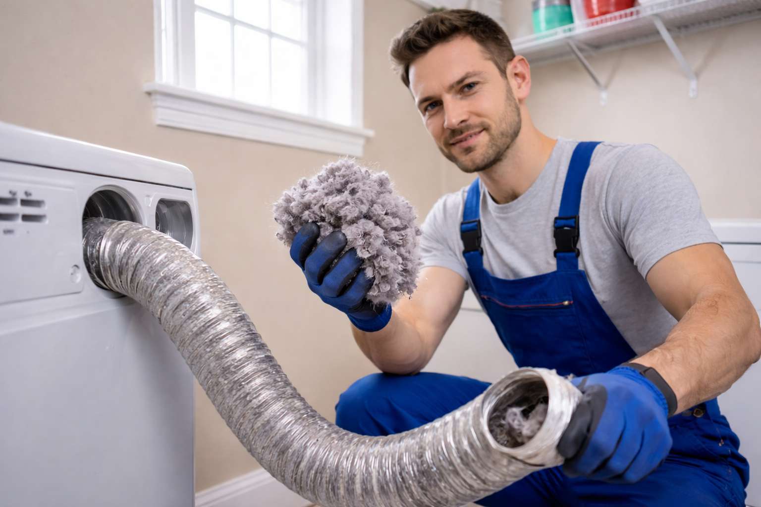 Laundry and dryer area