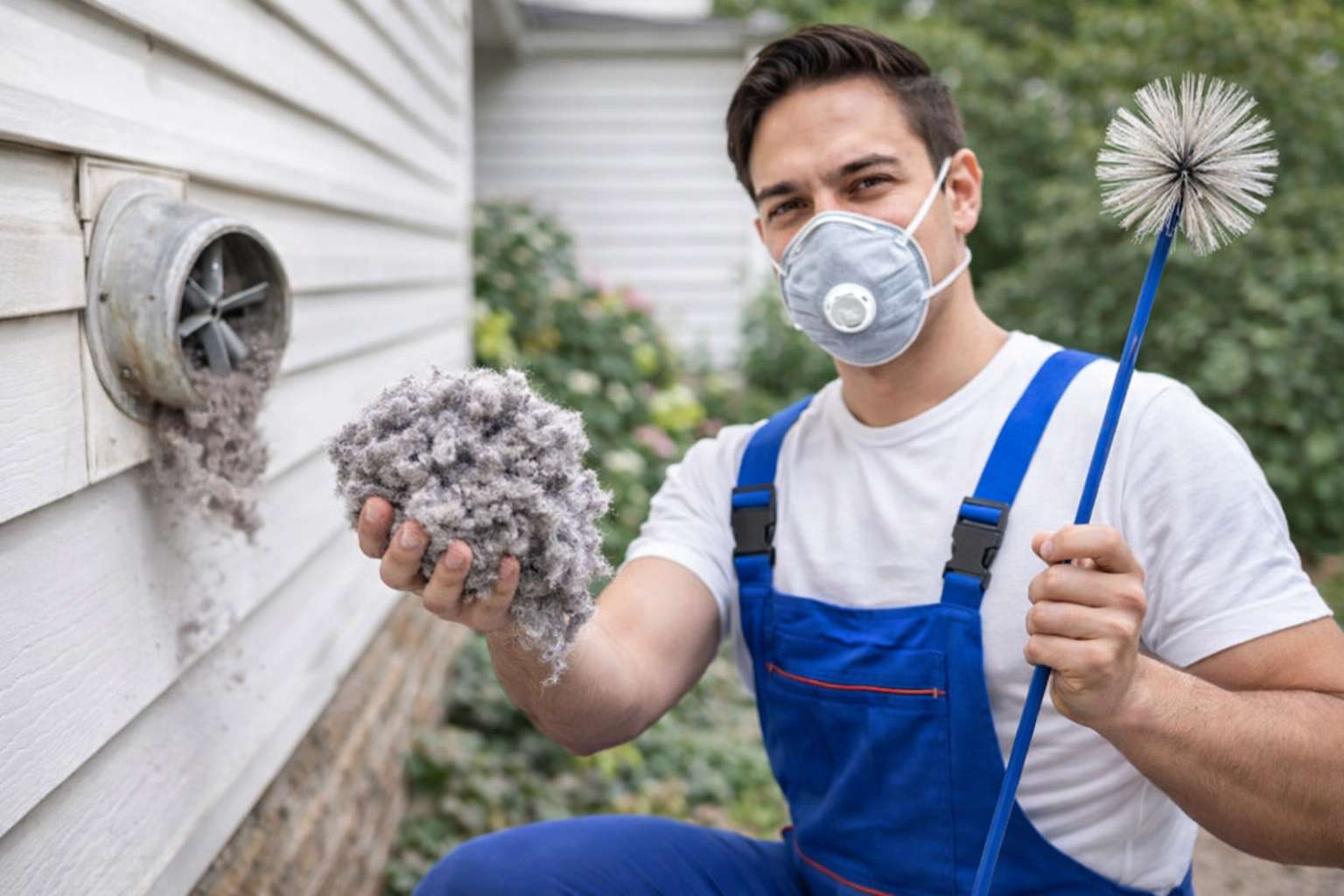 Dryer vent cleaning background